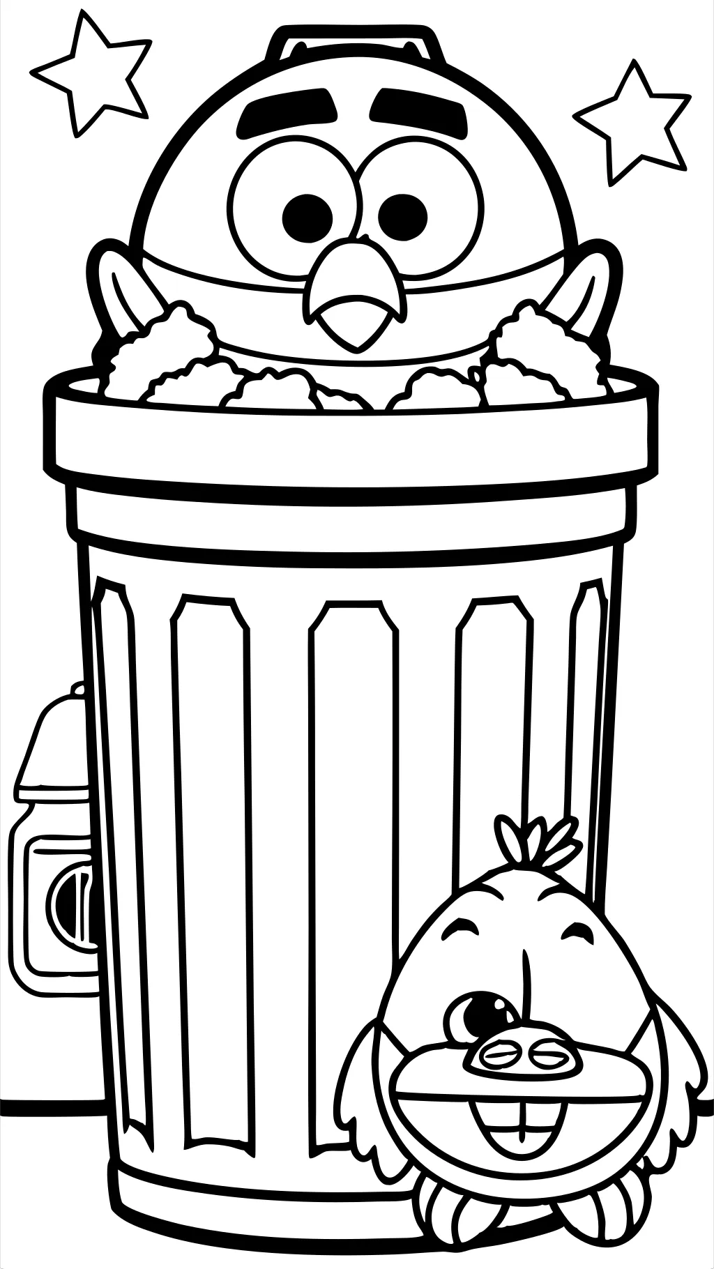 oscar grouch coloring pages